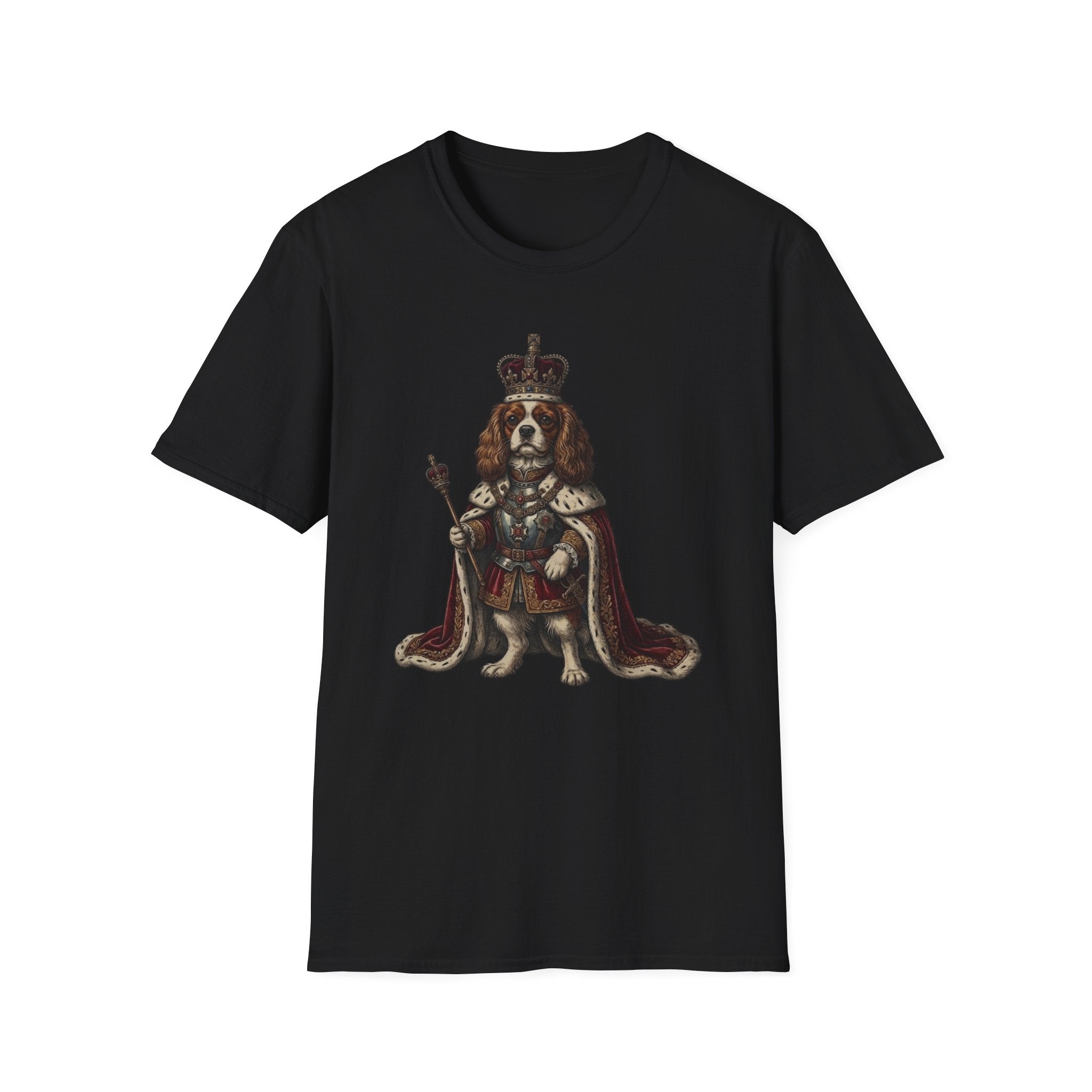 Cavalier King Charles Dressed As A King Tee