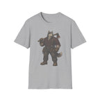 Husky Dressed As A Worker Tee