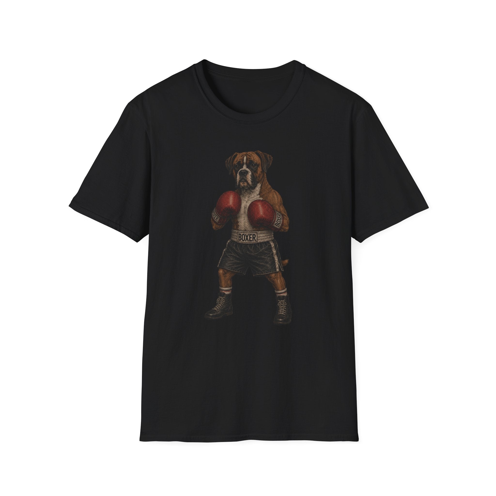 Boxer Dog Dressed As A Boxer Tee