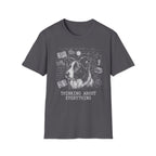 Border Collie Thinking About Everything Tee