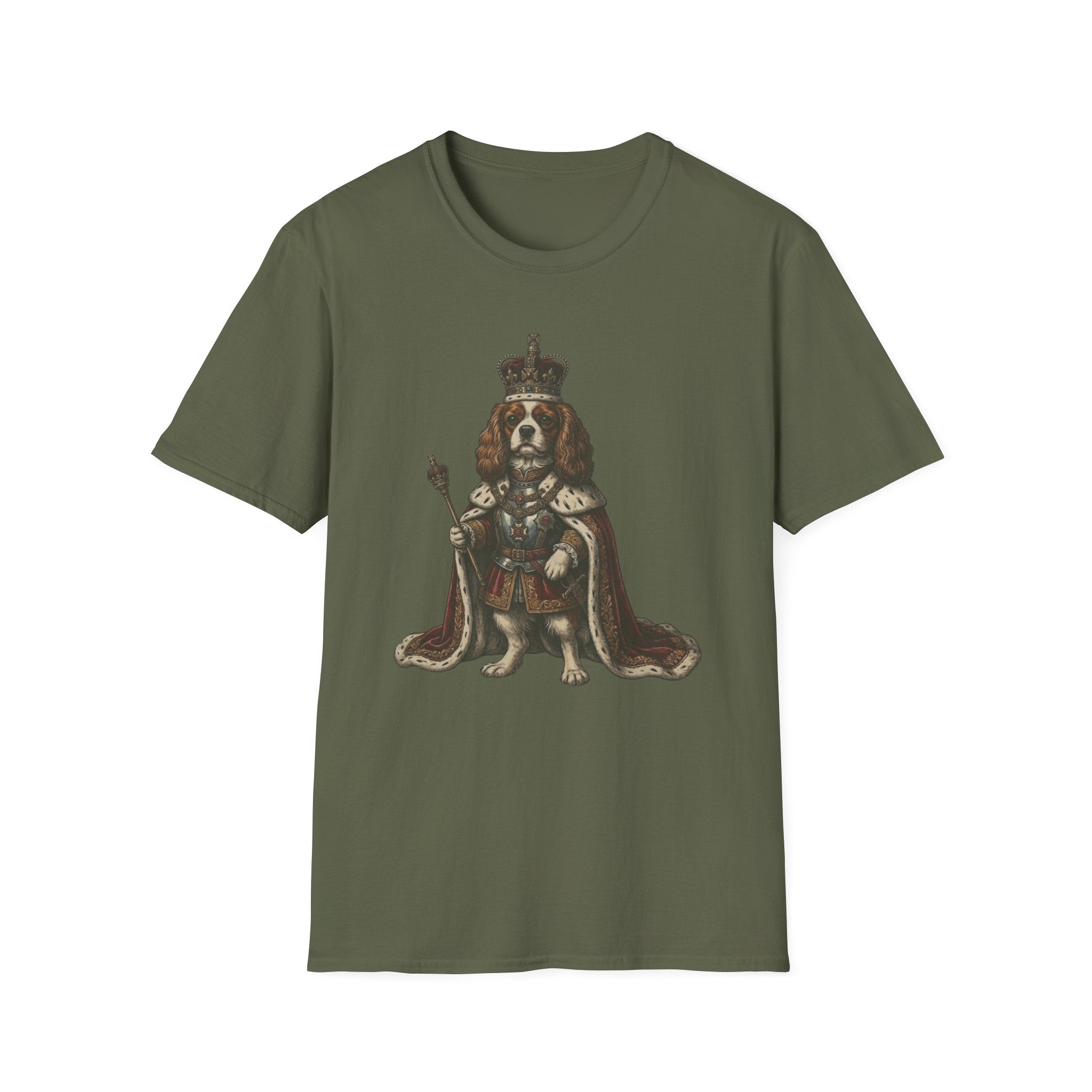 Cavalier King Charles Dressed As A King Tee