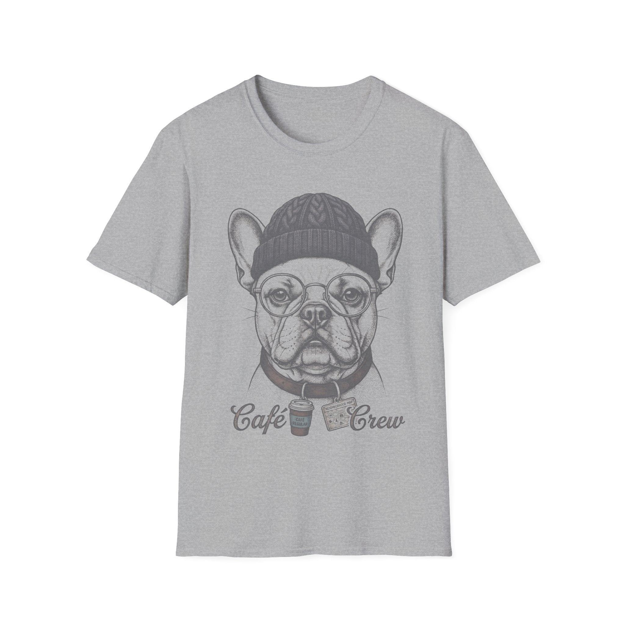 French Bulldog Cafe Crew Tee