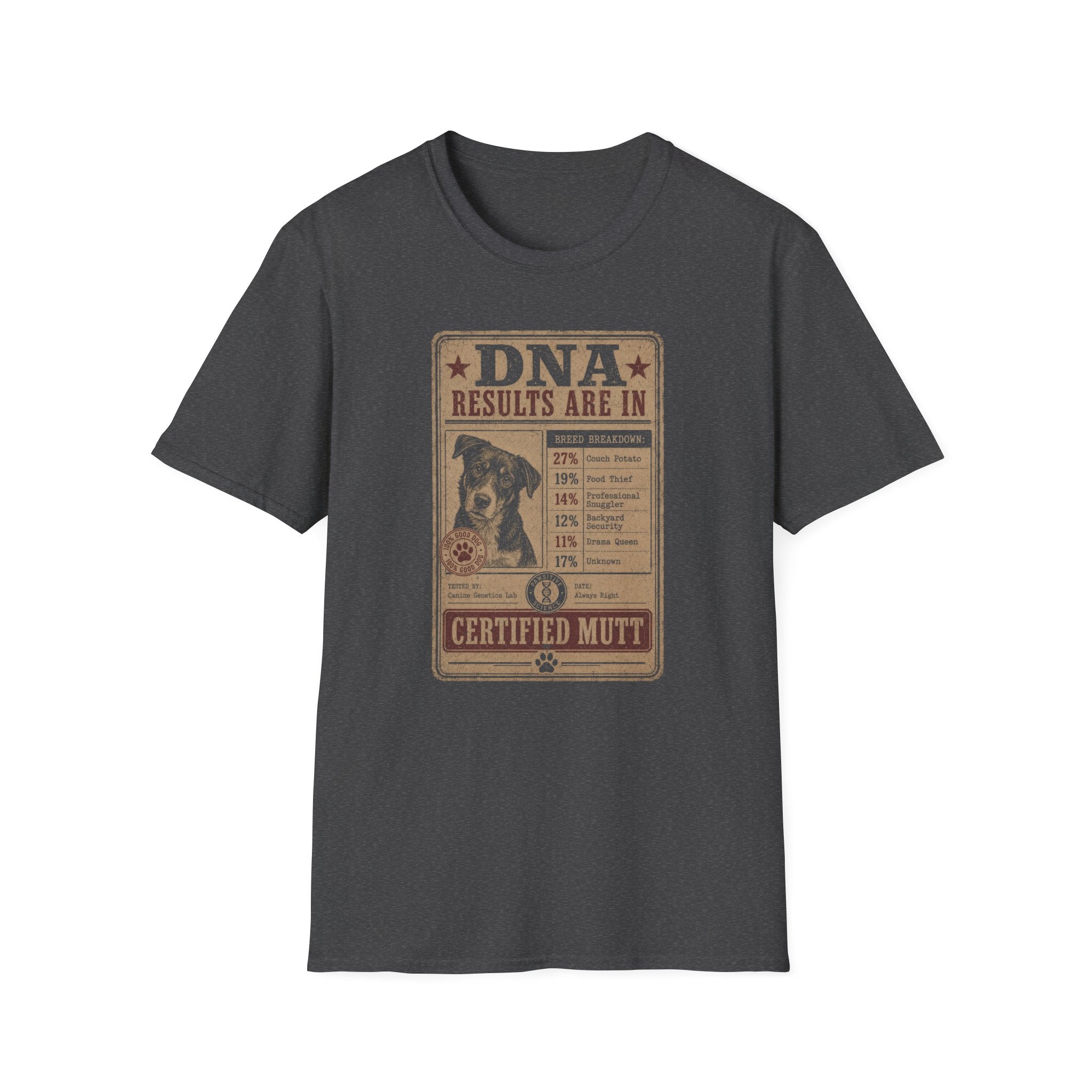 Dog DNA Test Results Tee