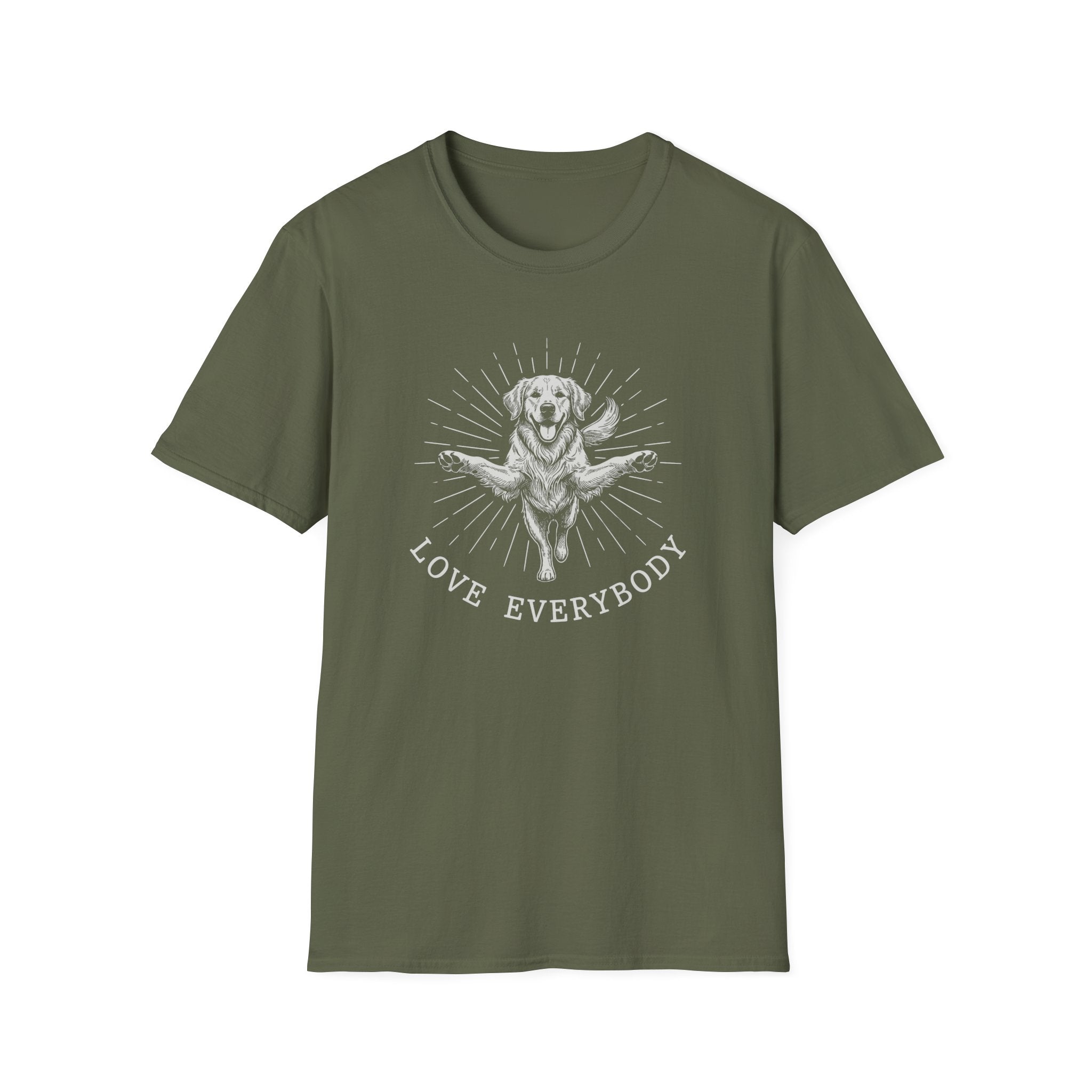 Golden Retriever Love Everybody Tee