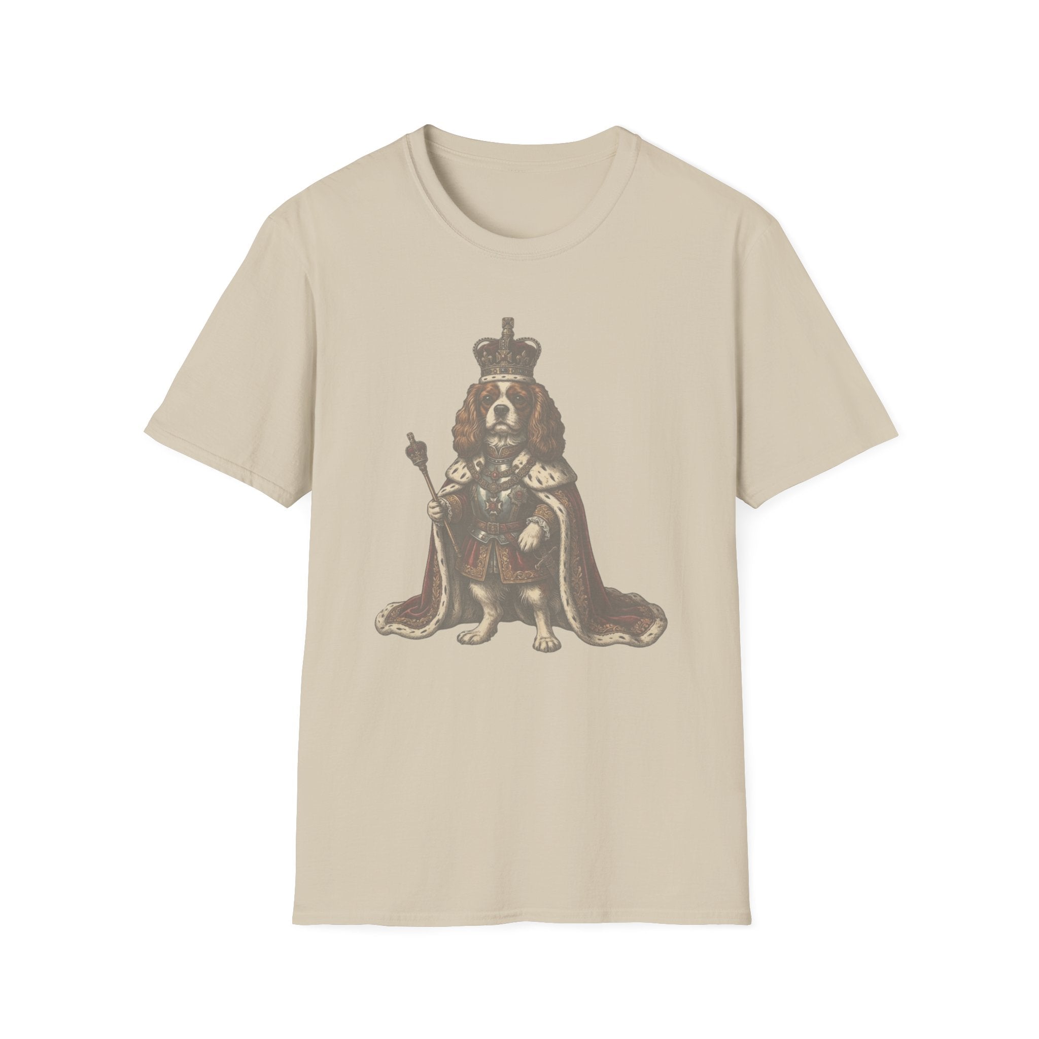 Cavalier King Charles Dressed As A King Tee