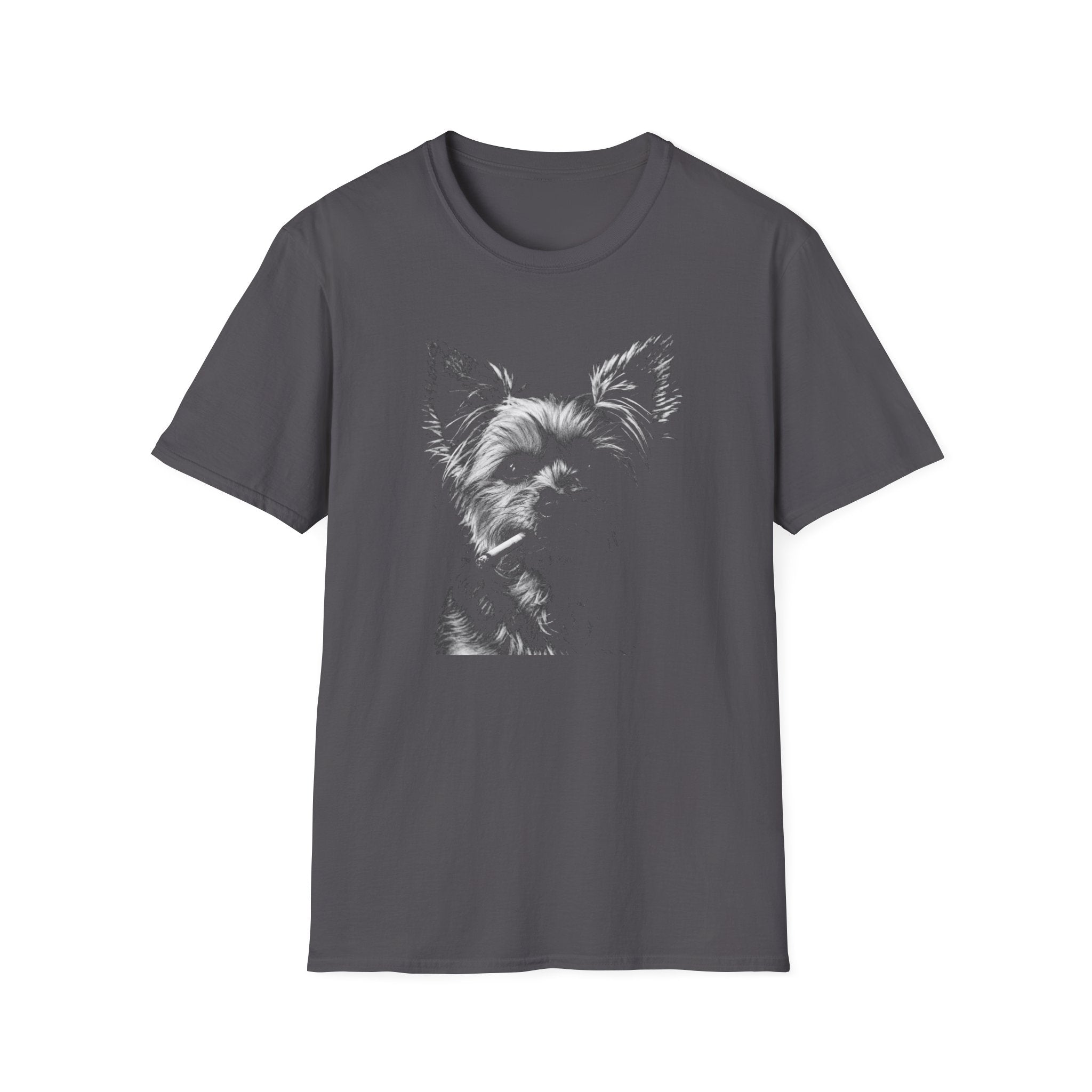 Yorkie Smoking Cigarette Tee
