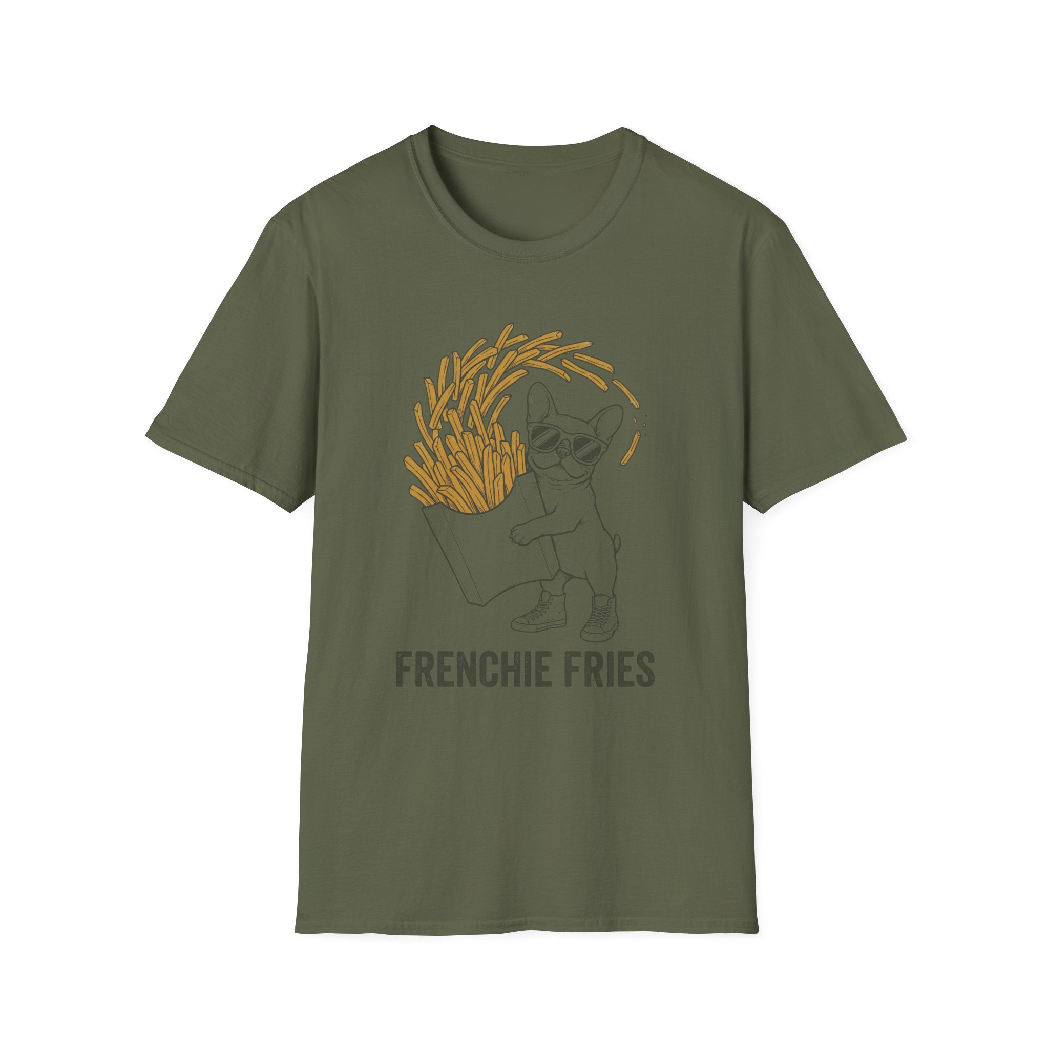 French Bulldog Fries Before Guys Tee