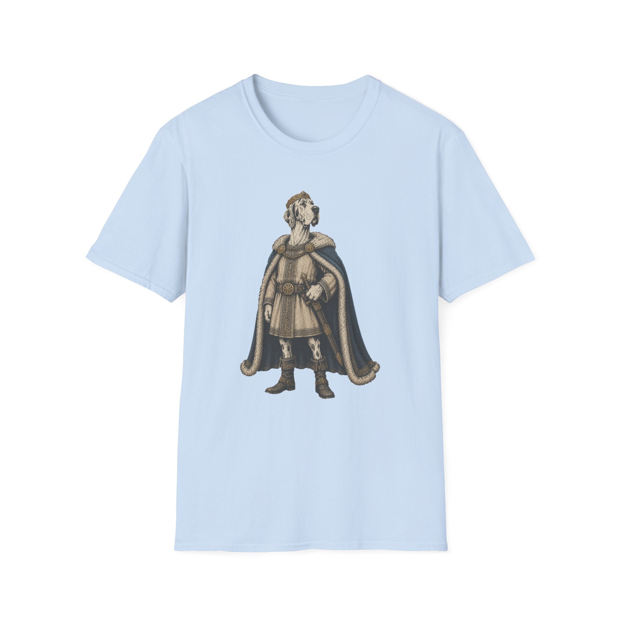 Great Dane Dressed As A Danish Viking Tee
