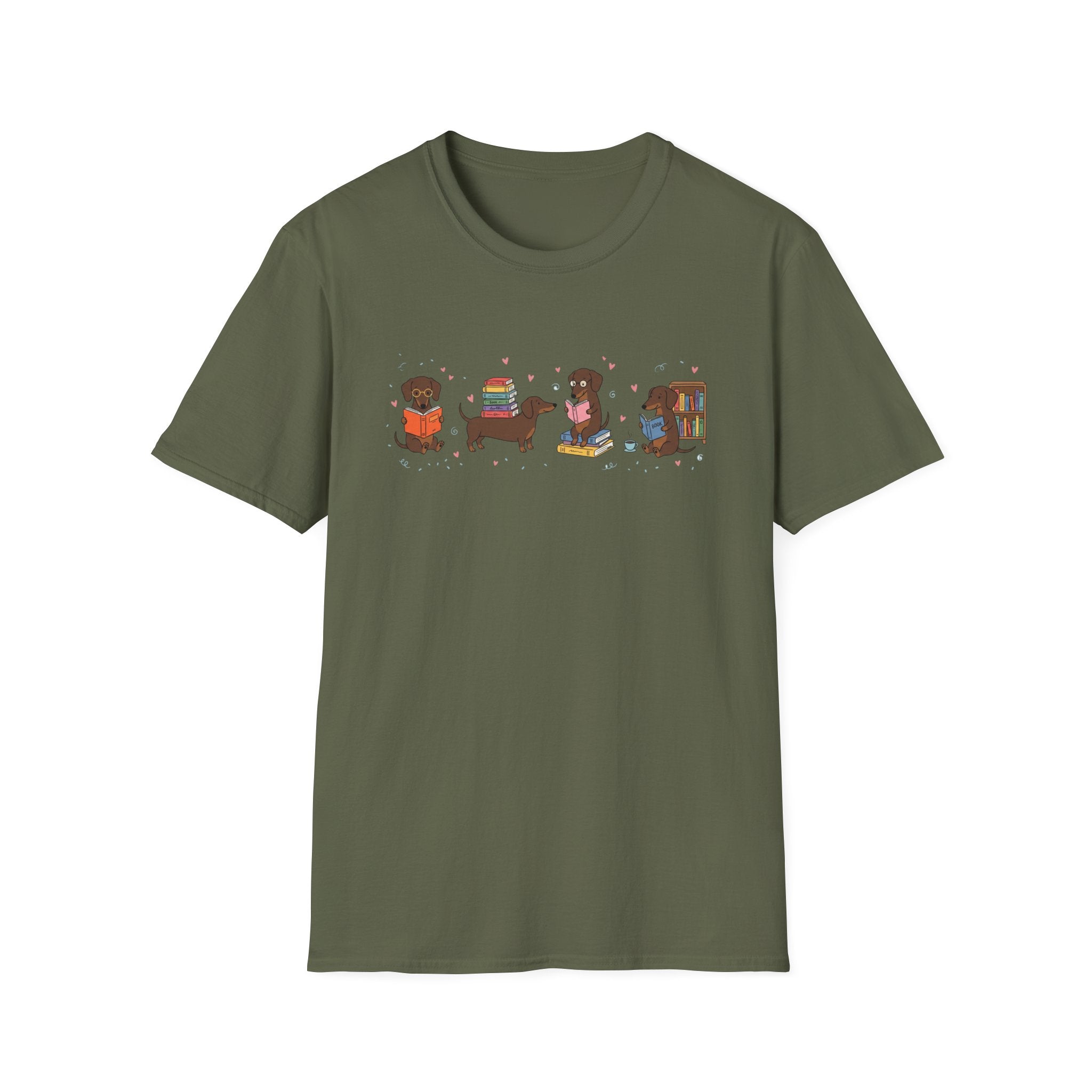 Dachshund Book Lover Tee