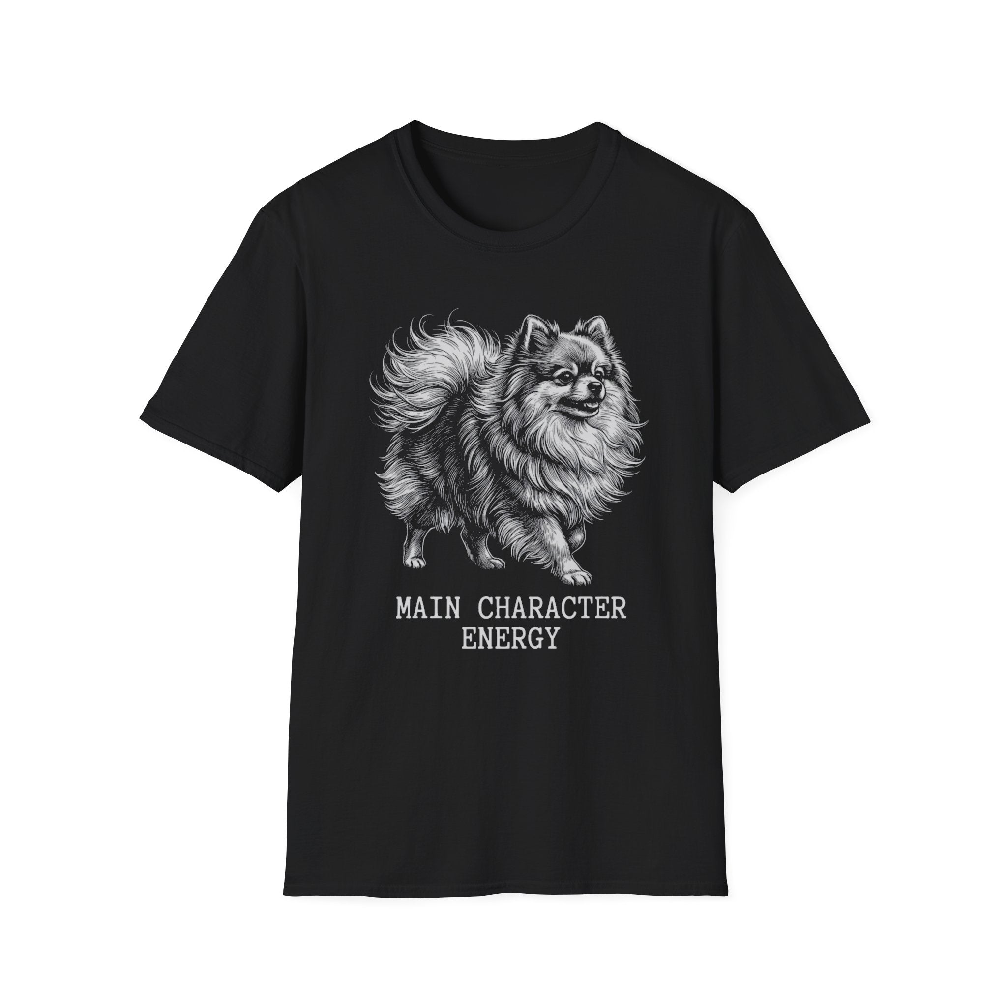 Pomeranian Main Character Energy Tee