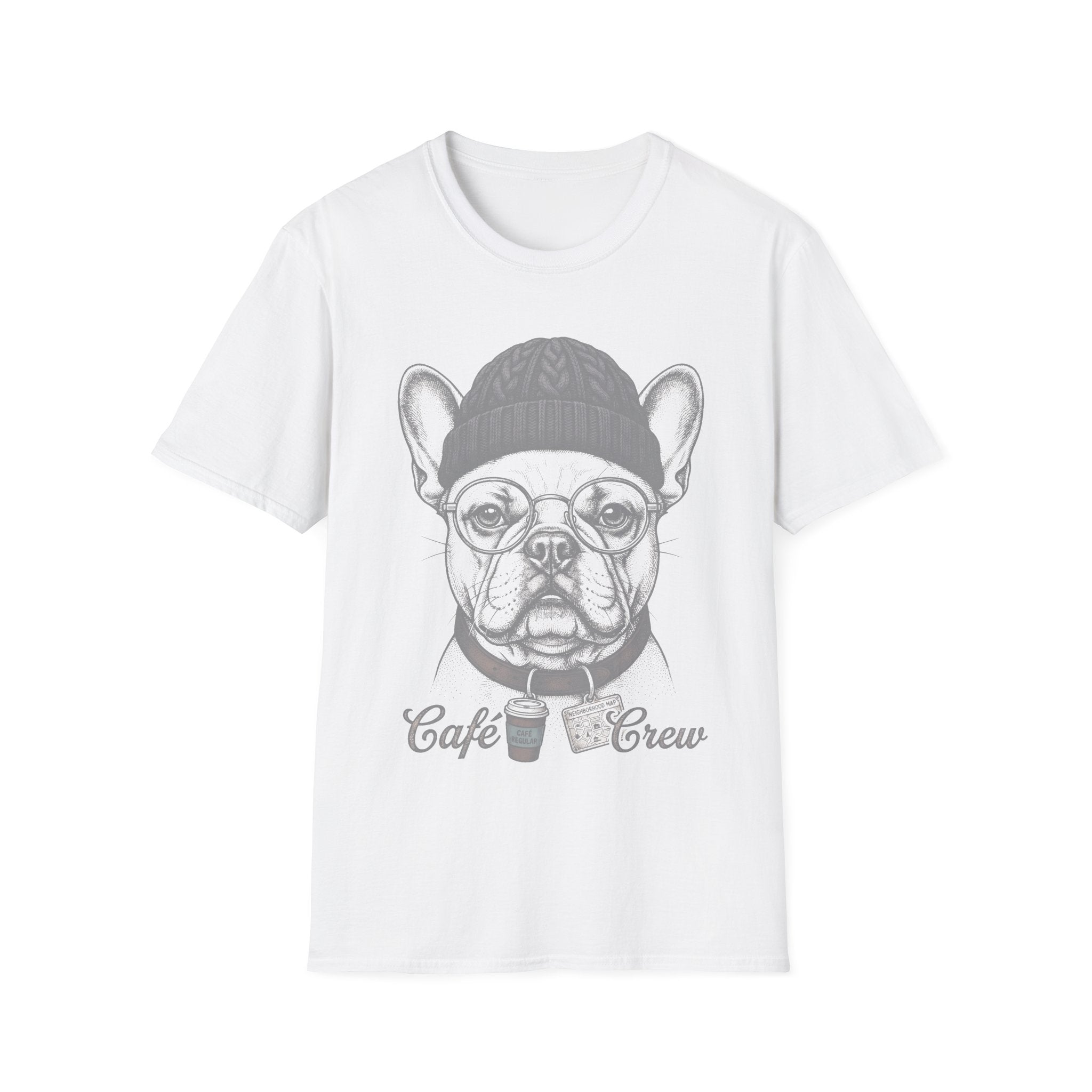 French Bulldog Cafe Crew Tee