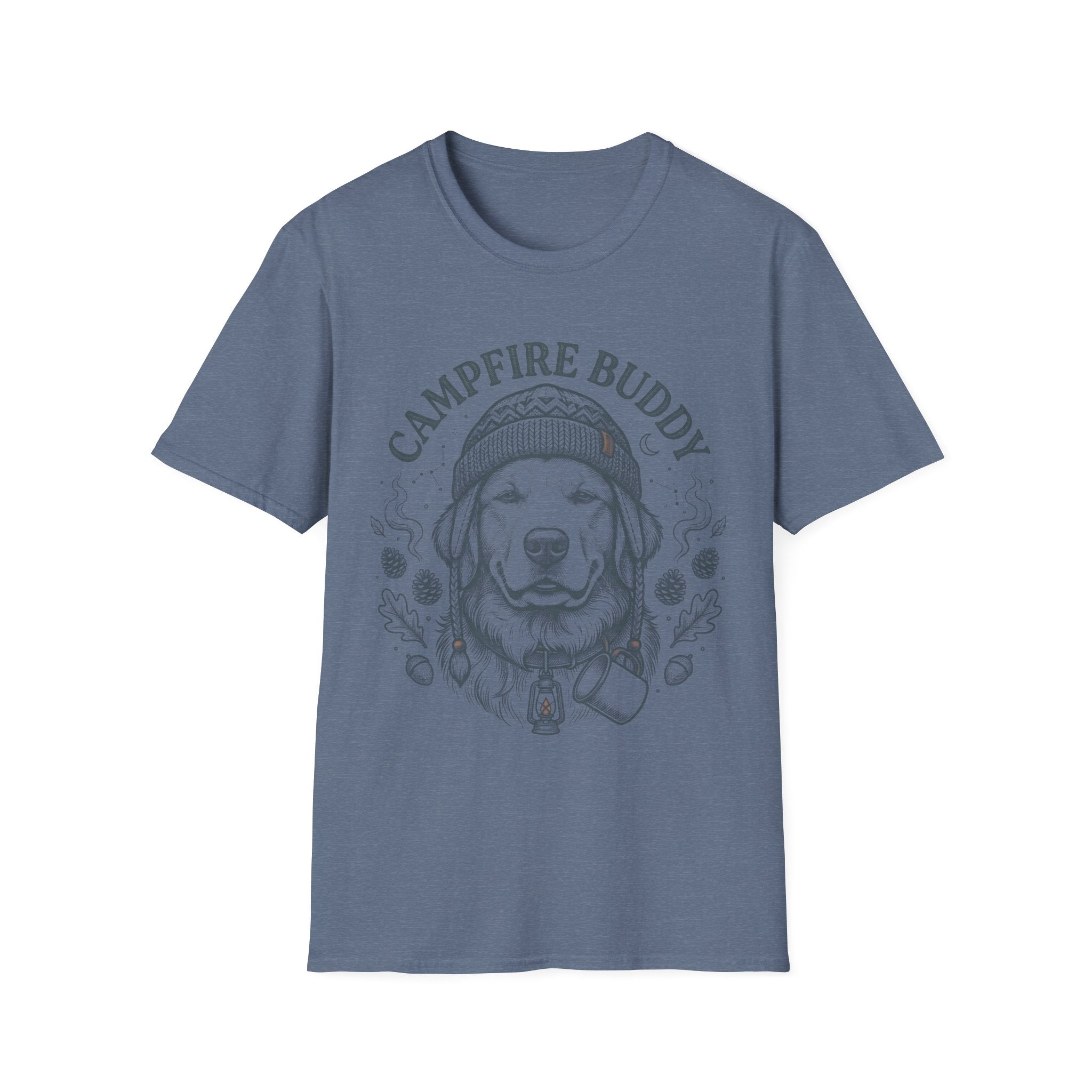 Golden Retriever Campfire Buddy Tee
