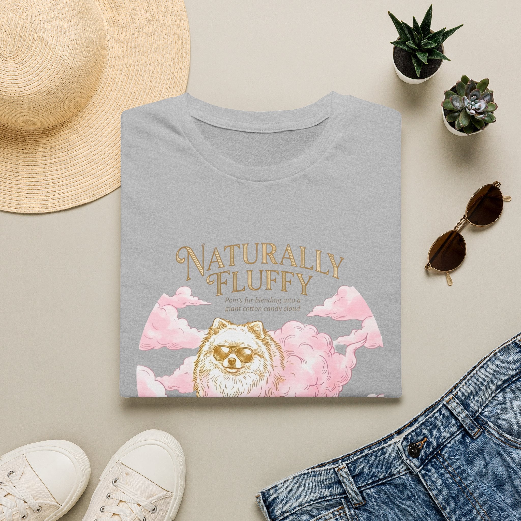 Pomeranian Naturally Fluffy Tee