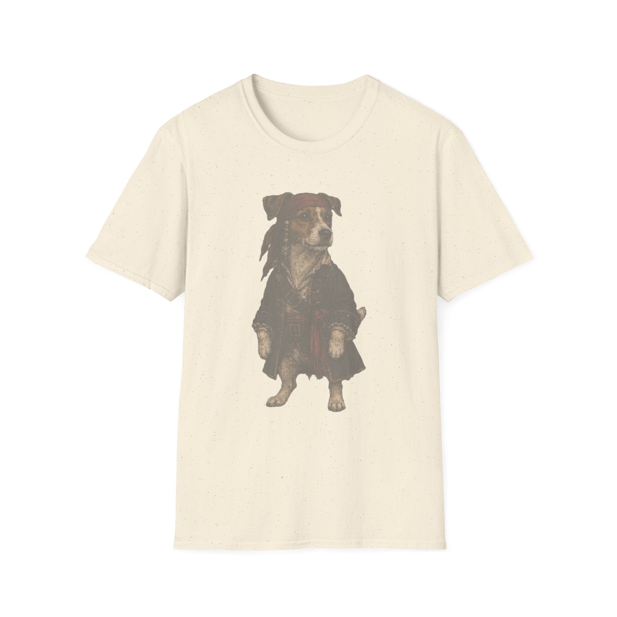 Jack Russell Dressed As Captain Jack Tee