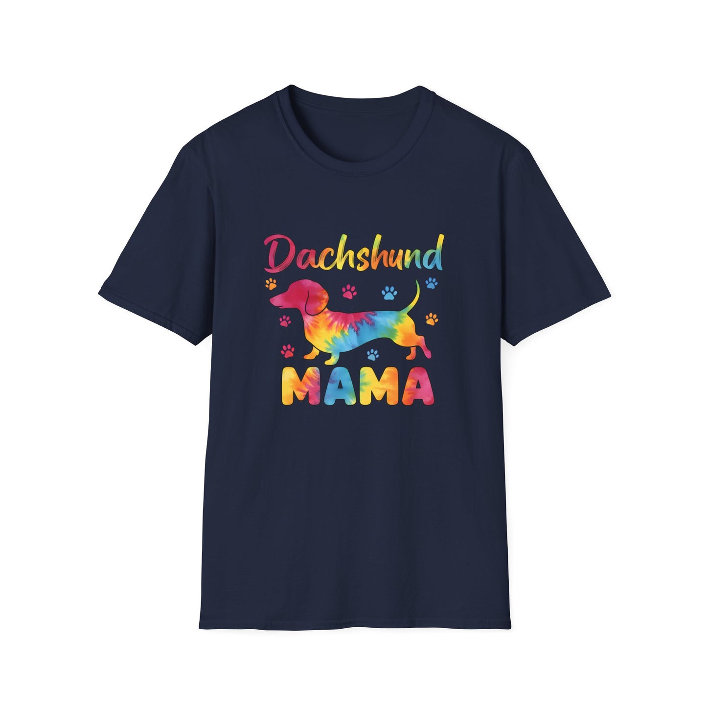Rainbow Dachshund Mama Tee