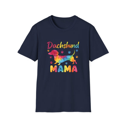 Rainbow Dachshund Mama Tee