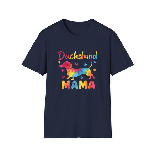 Rainbow Dachshund Mama Tee