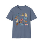 Colorful Funny Dog Tee