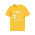 The Subpoena Tee