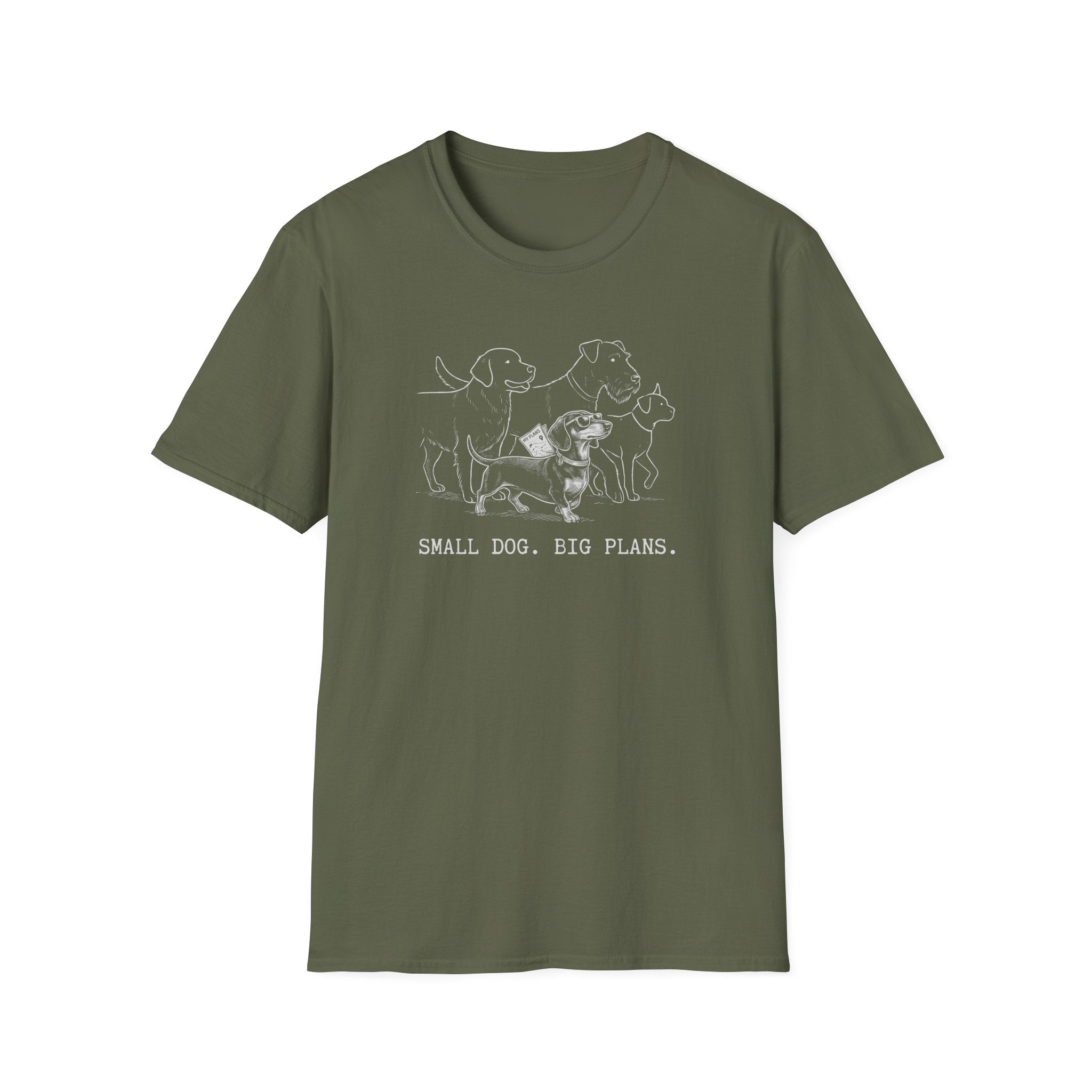 Dachshund Small Dog Big Plans Tee
