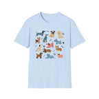 Colorful Funny Dog Tee