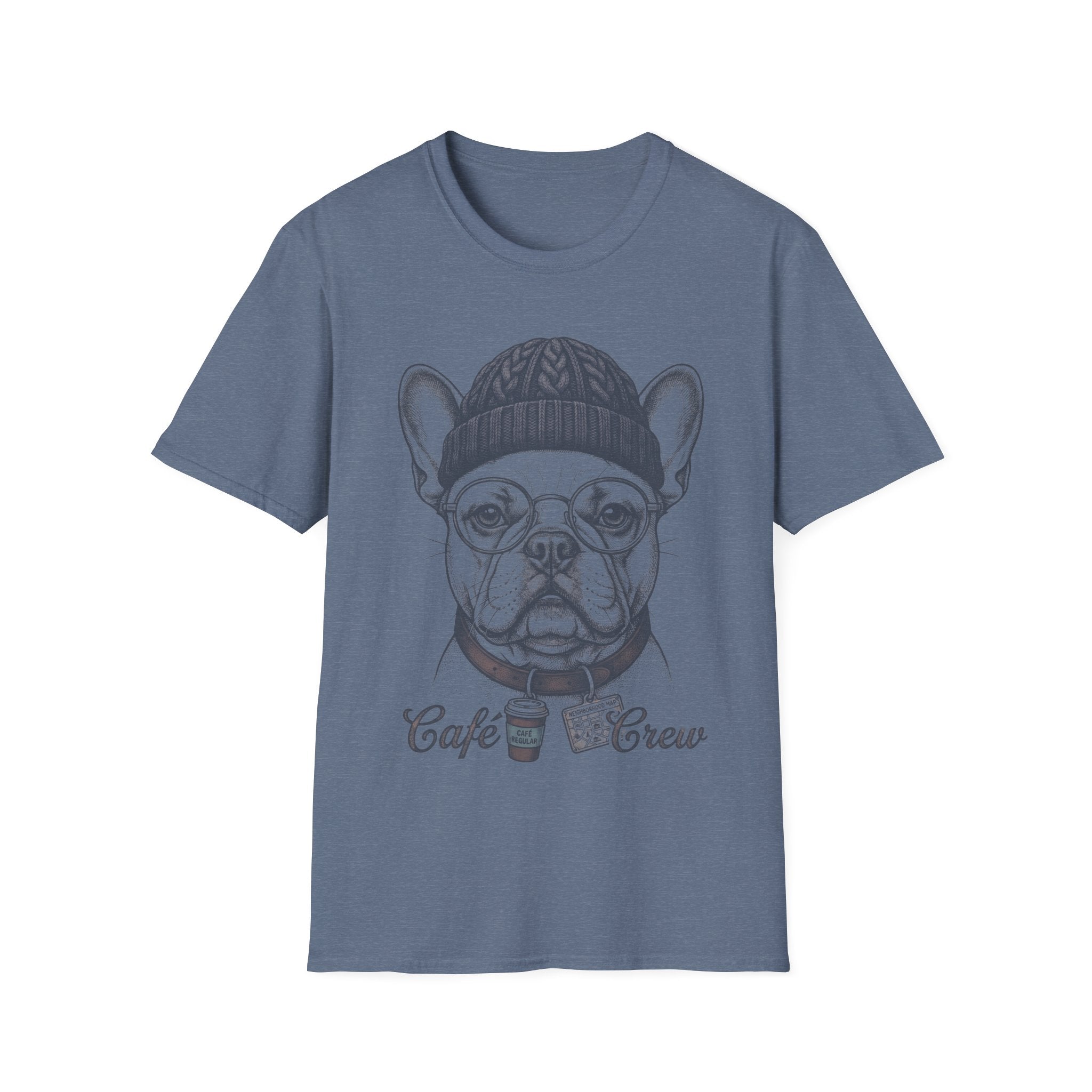 French Bulldog Cafe Crew Tee