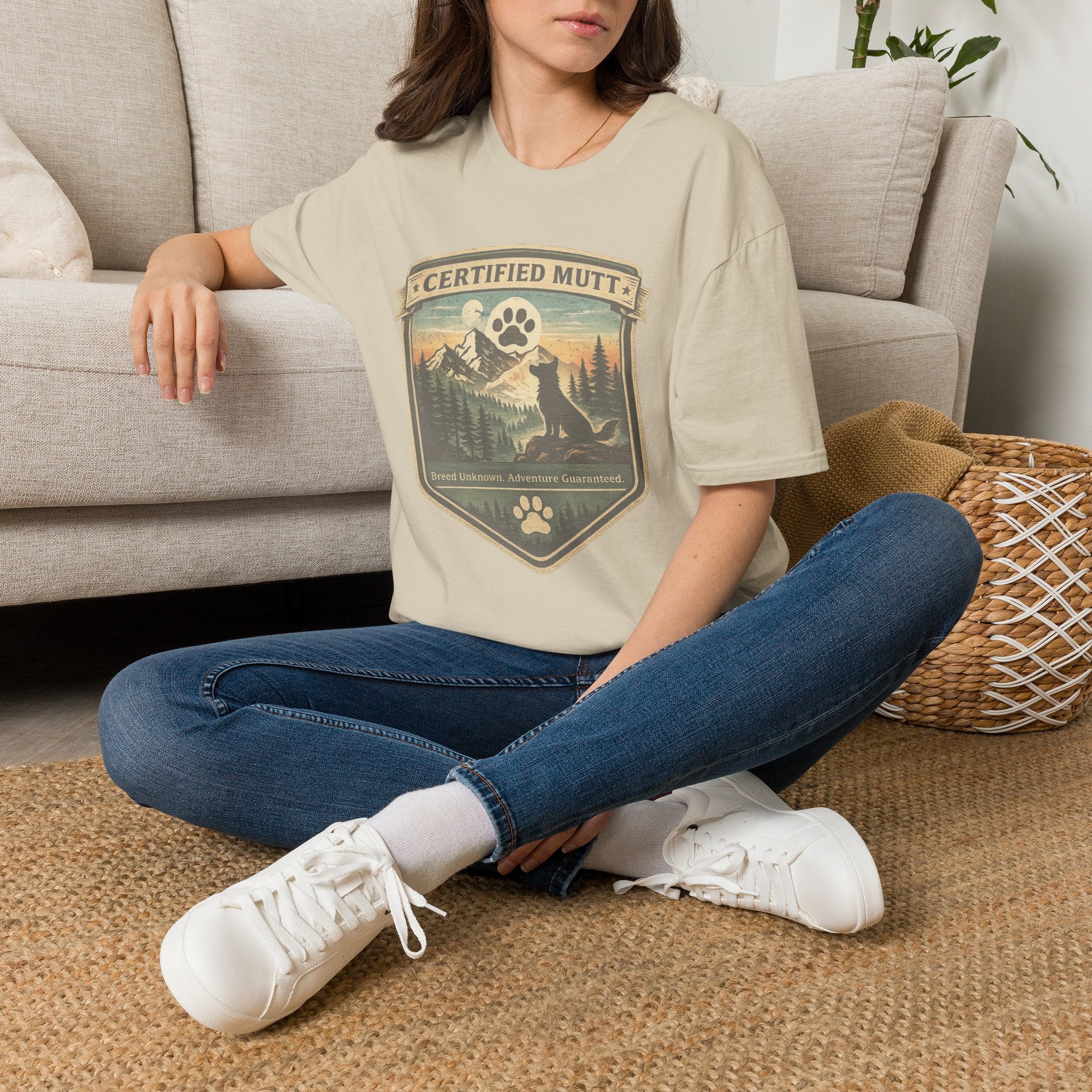 Certified Mutt Badge Tee