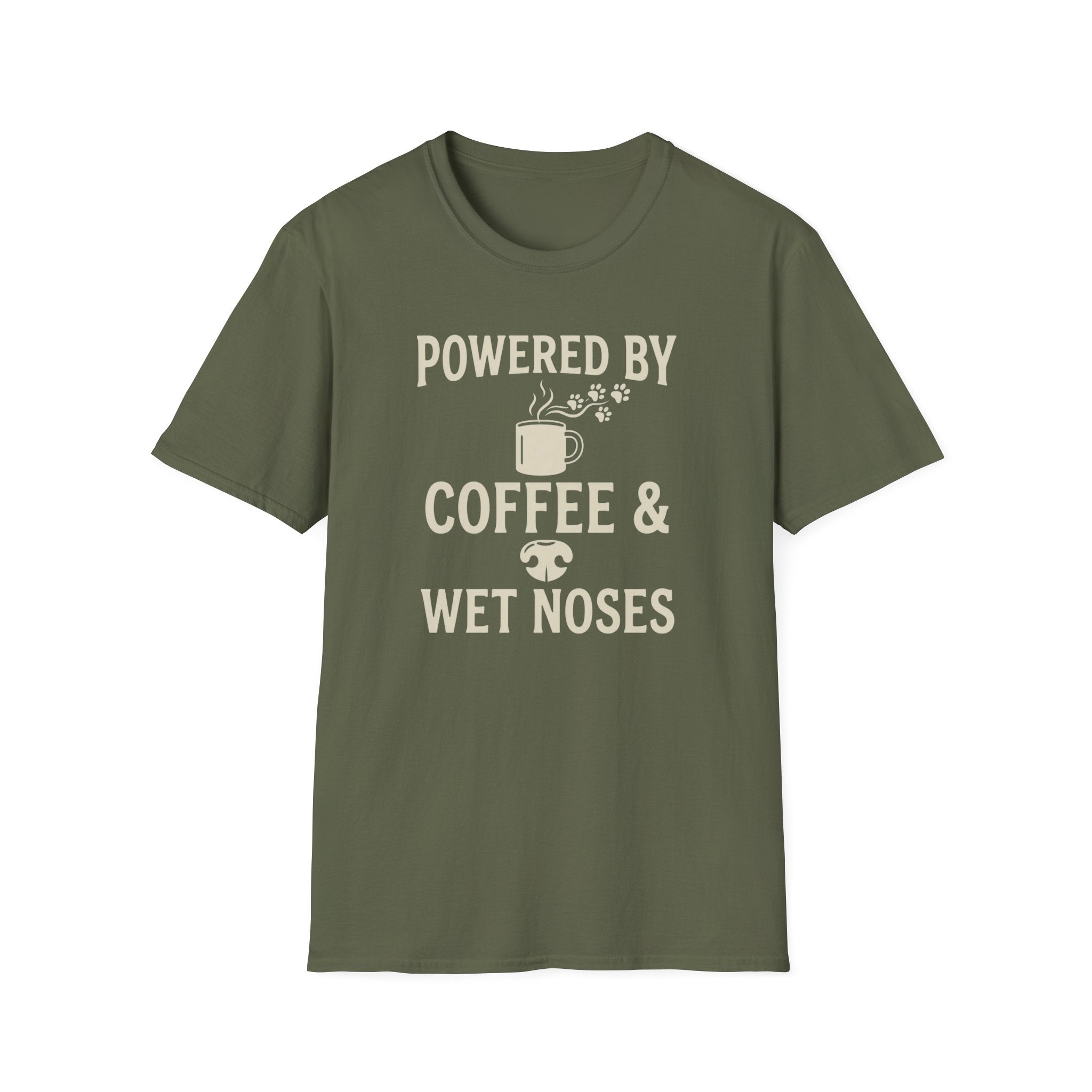 Powered By Coffee & Wet Noses Tee