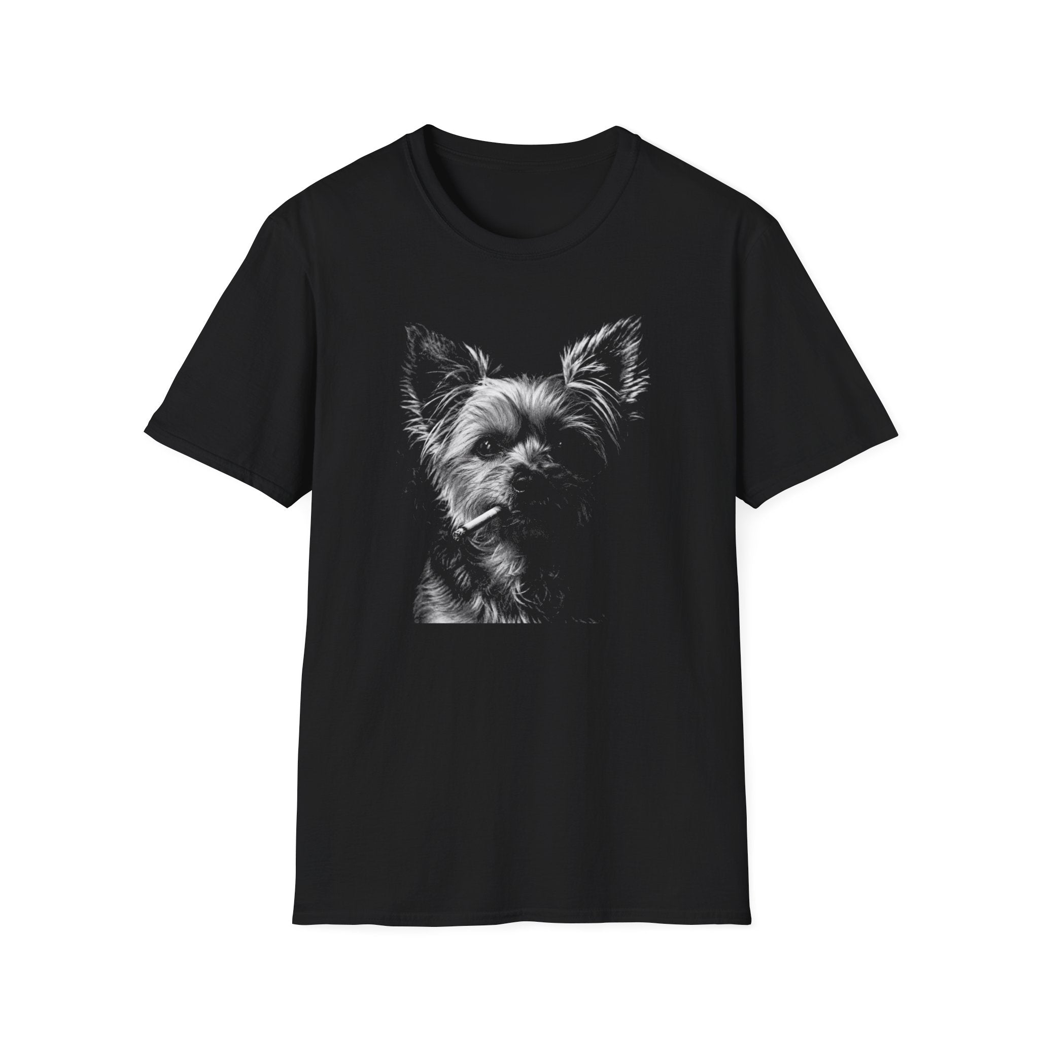 Yorkie Smoking Cigarette Tee