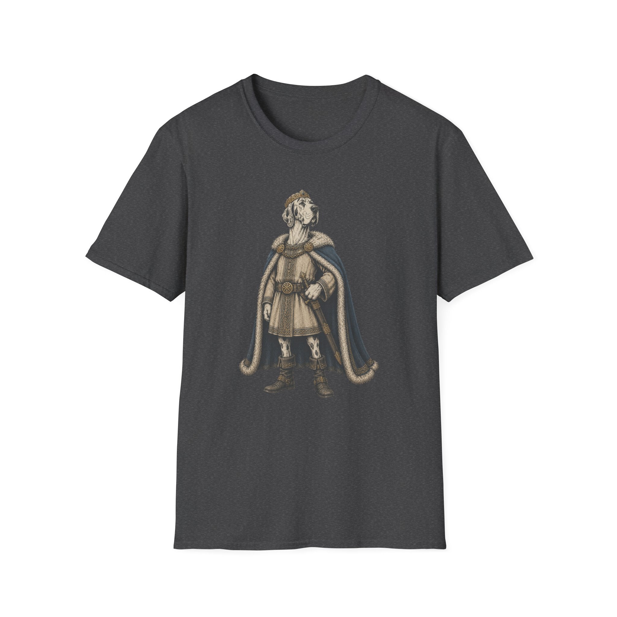 Great Dane Dressed As A Danish Viking Tee