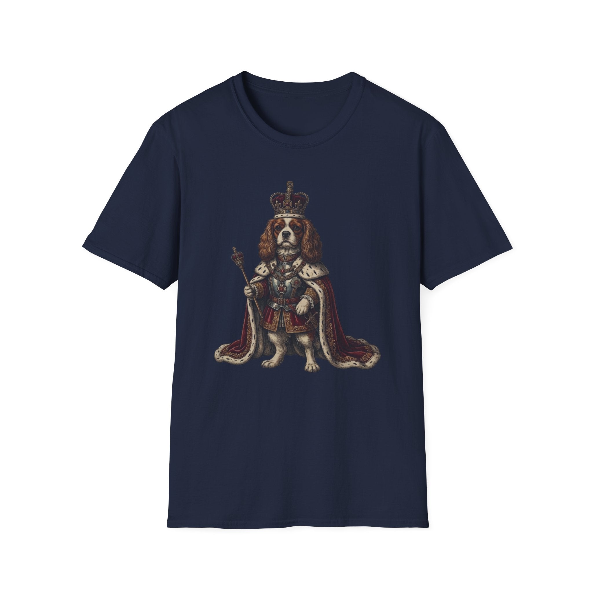 Cavalier King Charles Dressed As A King Tee