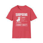 Court Order Subpoena Tee