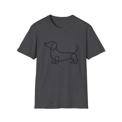 Wavy Dachshund Line Tee