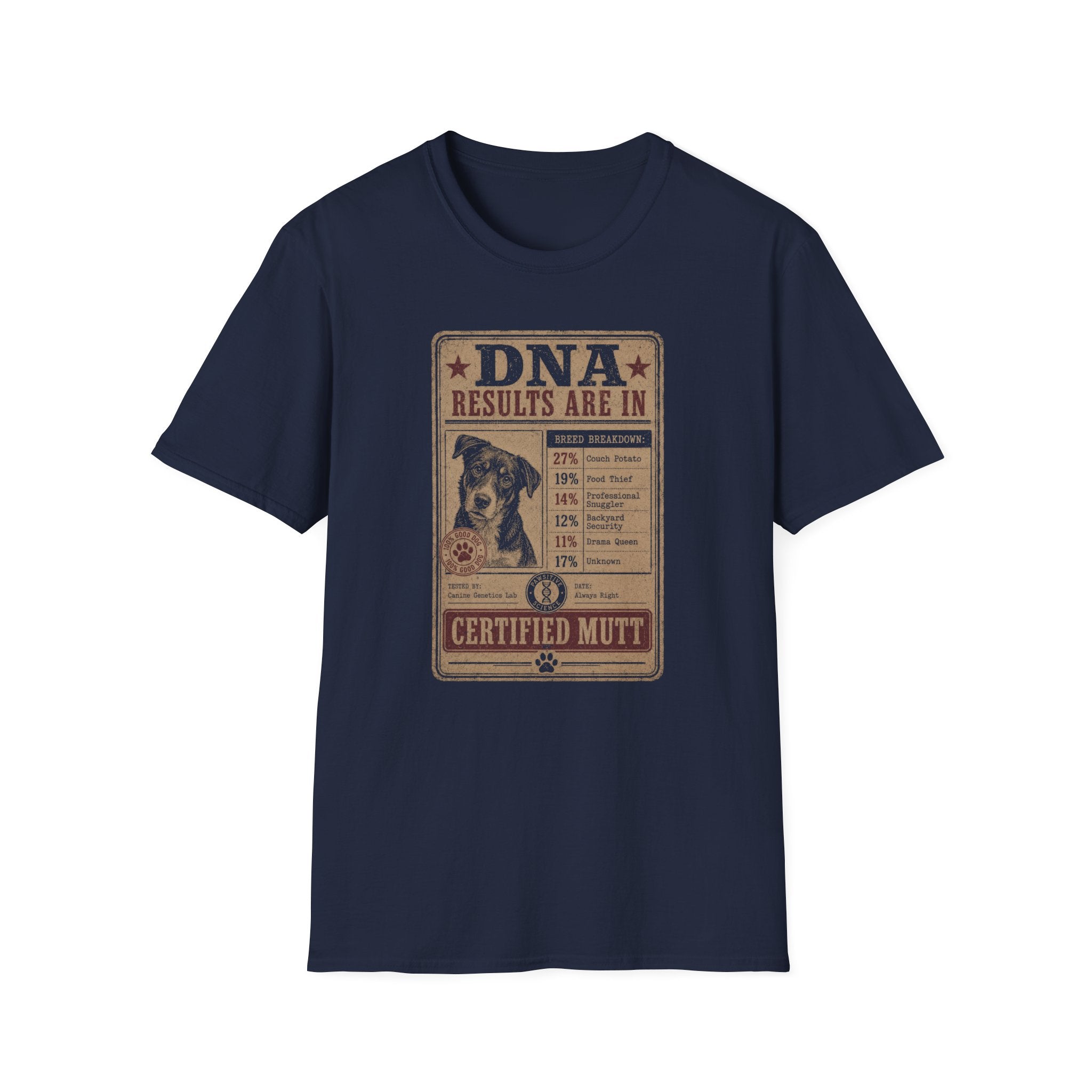 Dog DNA Test Results Tee