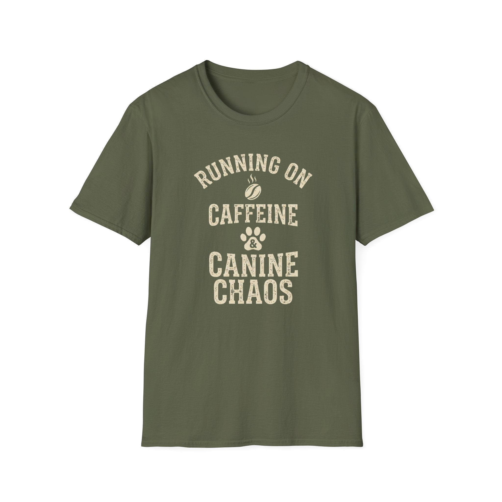 Running On Caffeine And Canine Chaos Tee