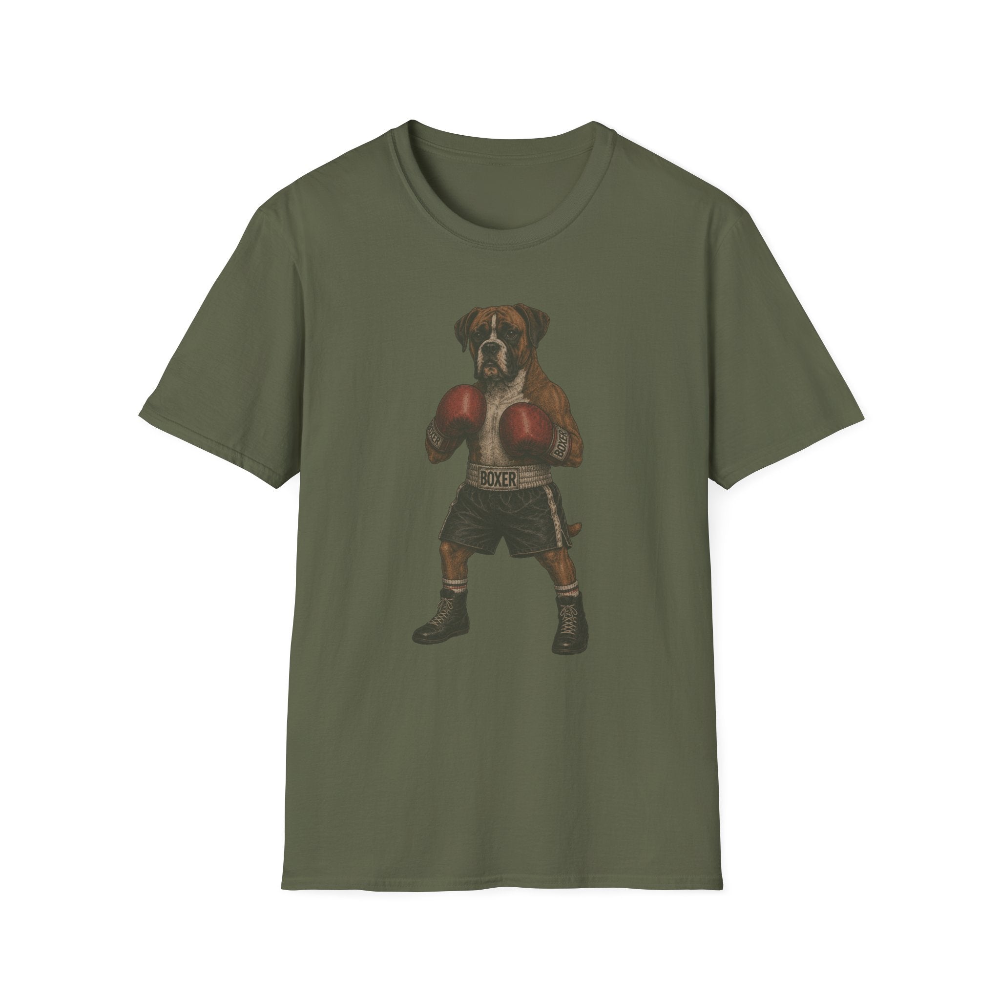 Boxer Dog Dressed As A Boxer Tee
