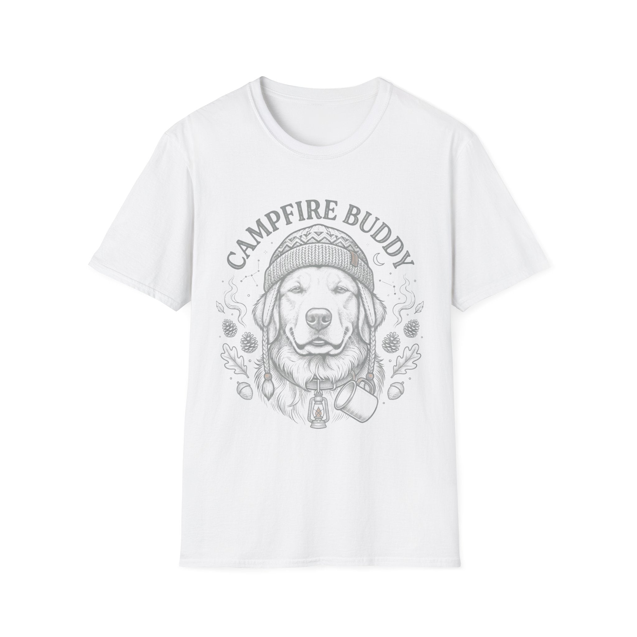 Golden Retriever Campfire Buddy Tee