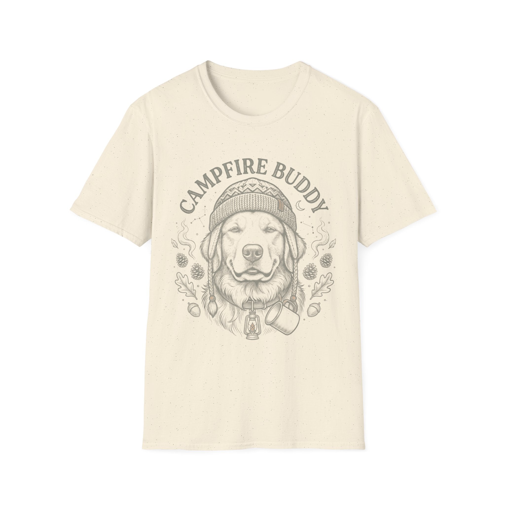 Golden Retriever Campfire Buddy Tee