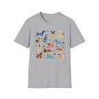 Colorful Funny Dog Tee