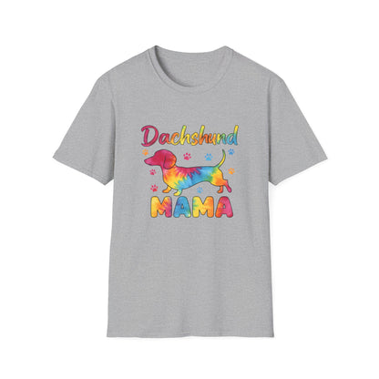 Rainbow Dachshund Mama Tee