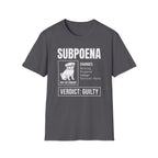 Court Order Subpoena Tee