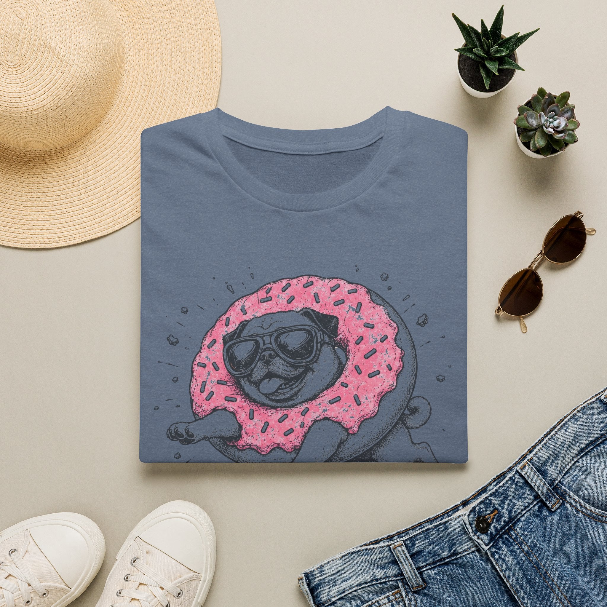 Pug Round Is A Lifestyle Tee