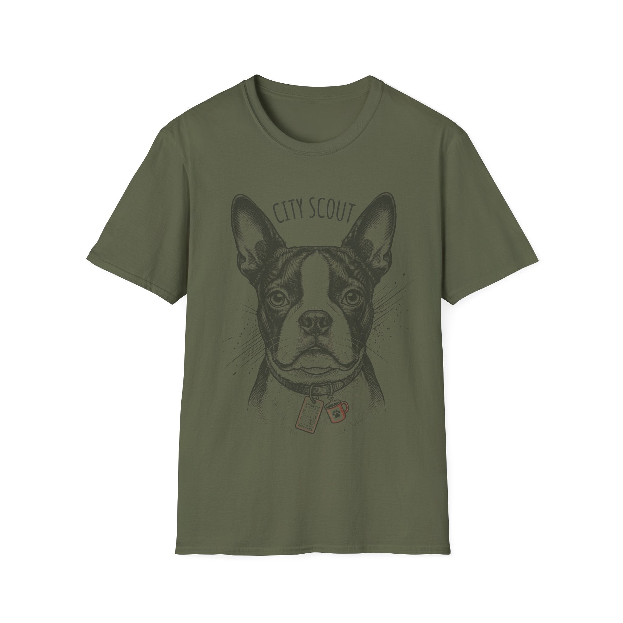 Boston Terrier The City Explorer Tee