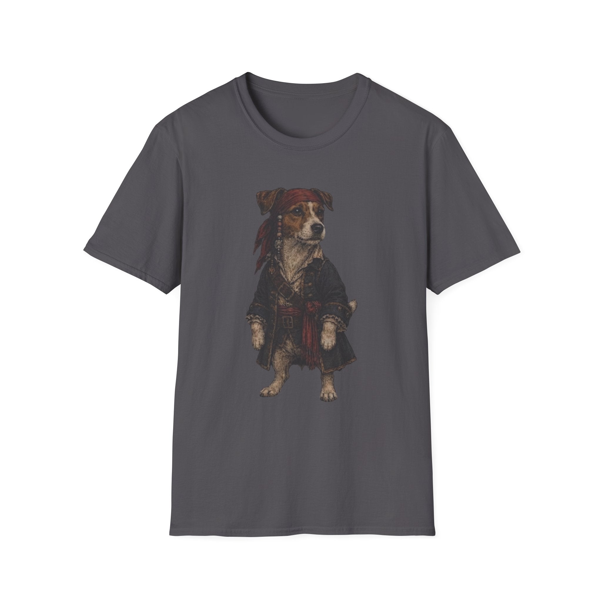 Jack Russell Dressed As Captain Jack Tee