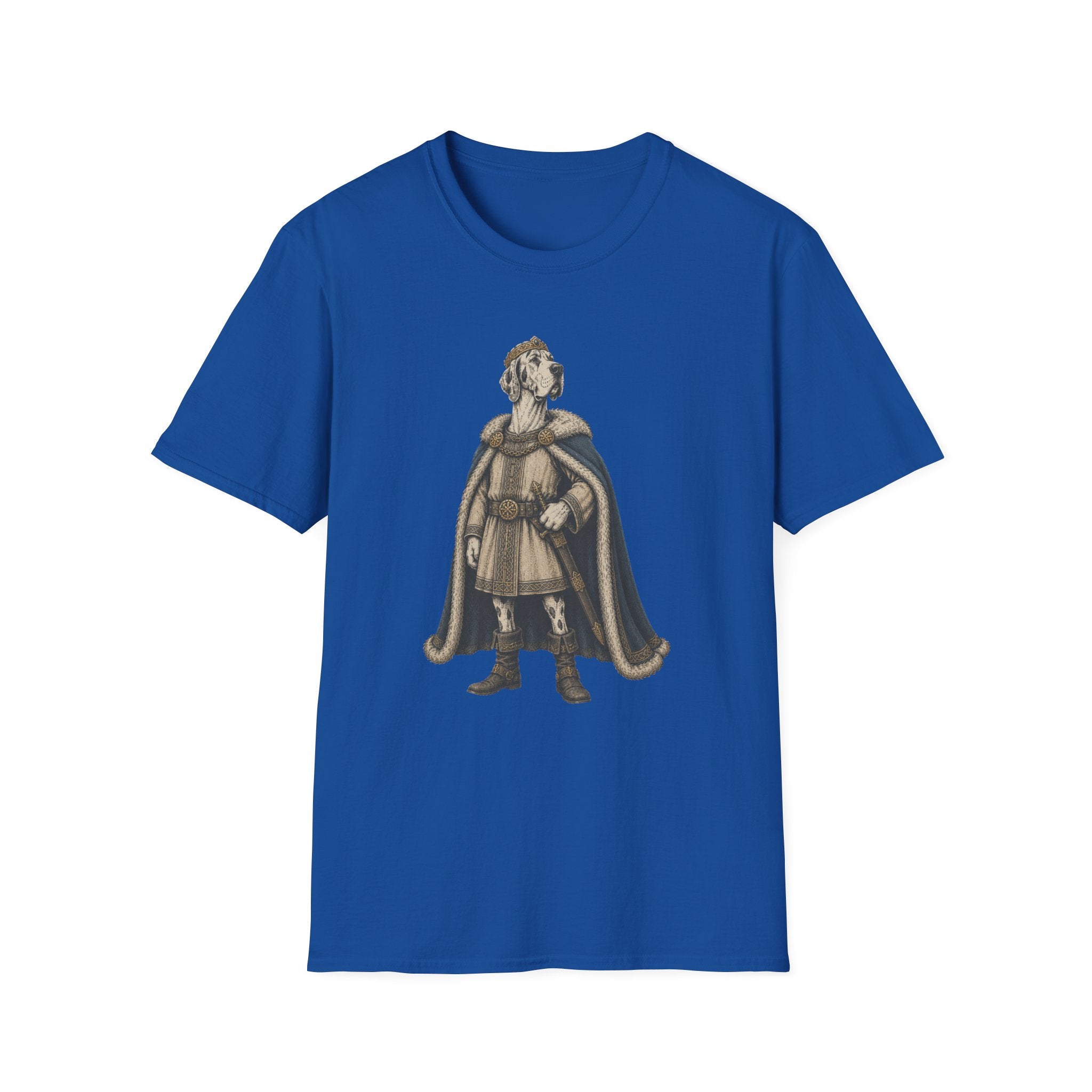 Great Dane Dressed As A Danish Viking Tee