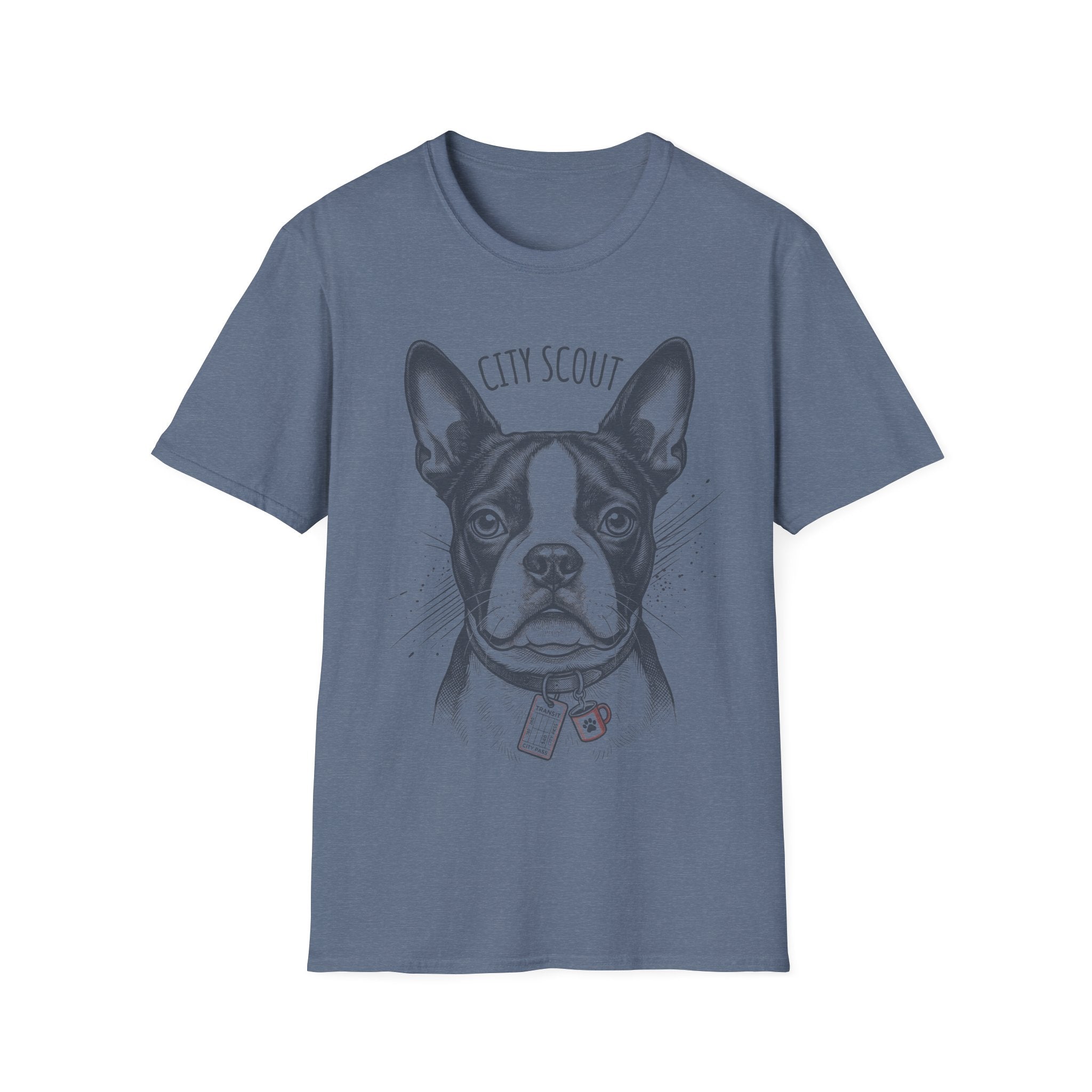 Boston Terrier The City Explorer Tee