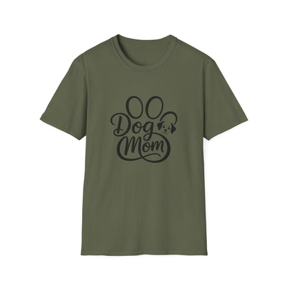 Dog Mom Paw Print Tee