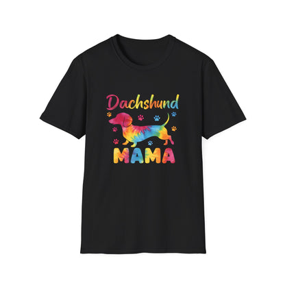 Rainbow Dachshund Mama Tee