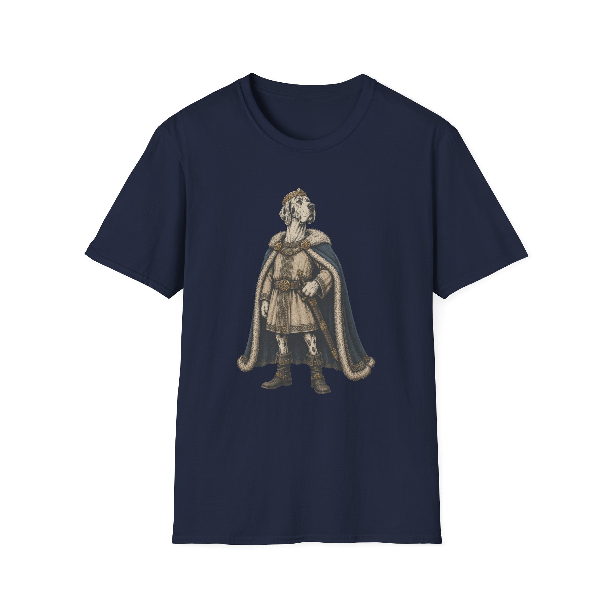 Great Dane Dressed As A Danish Viking Tee