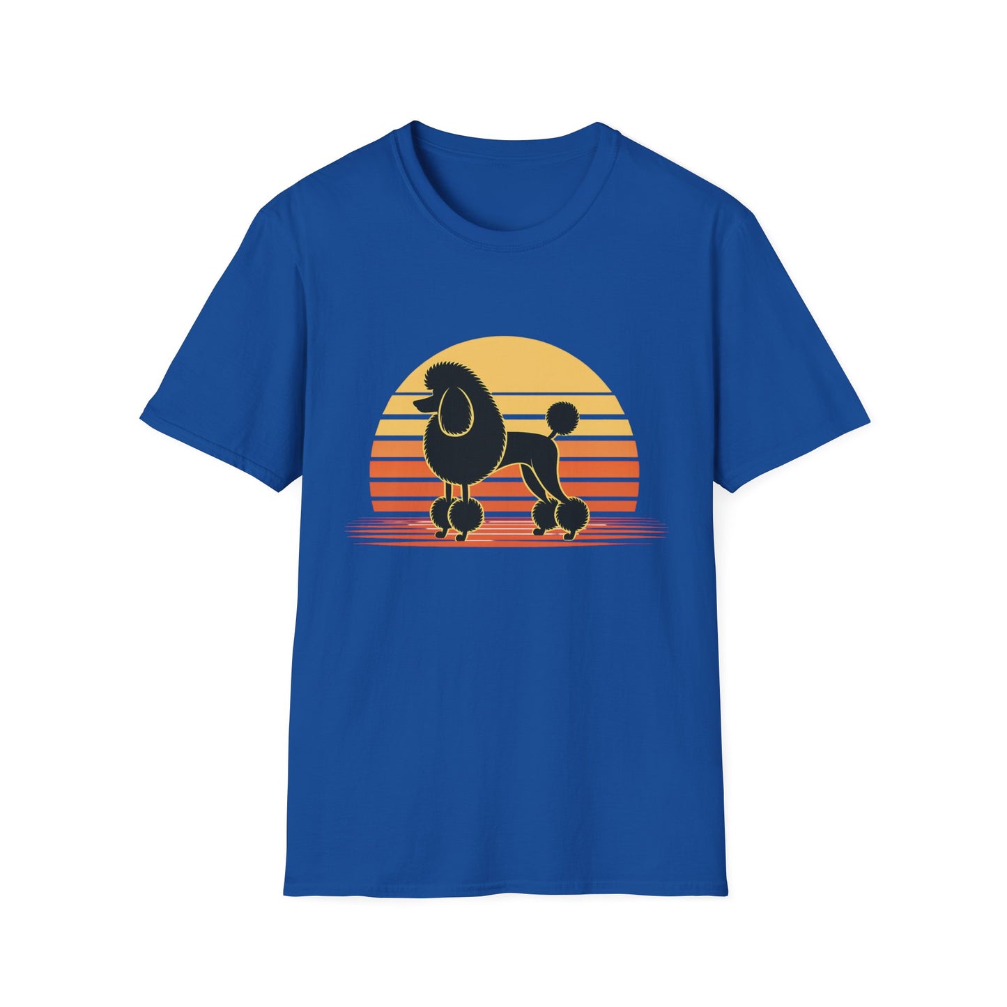 Retro Poodle Sunset Tee
